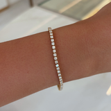 4.00ct Tennis Bracelet - 18ct Yellow Gold