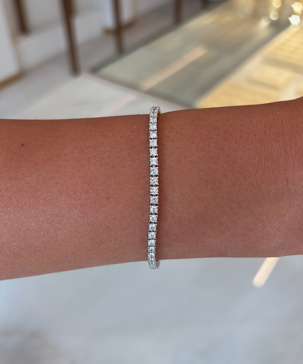 3.10ct Tennis Bracelet - 18ct White Gold