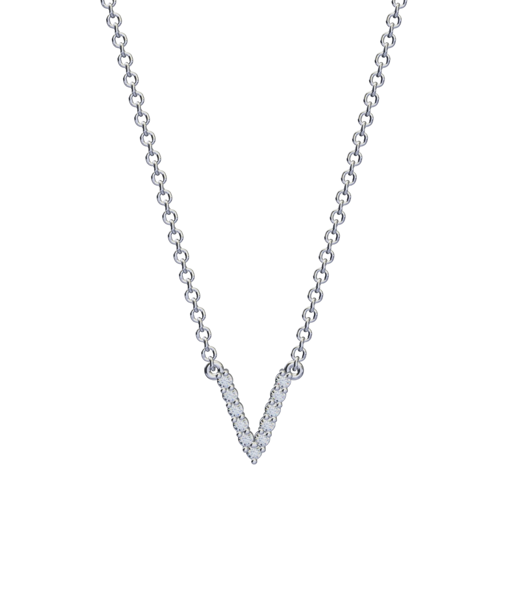 Diamond Initial Necklace