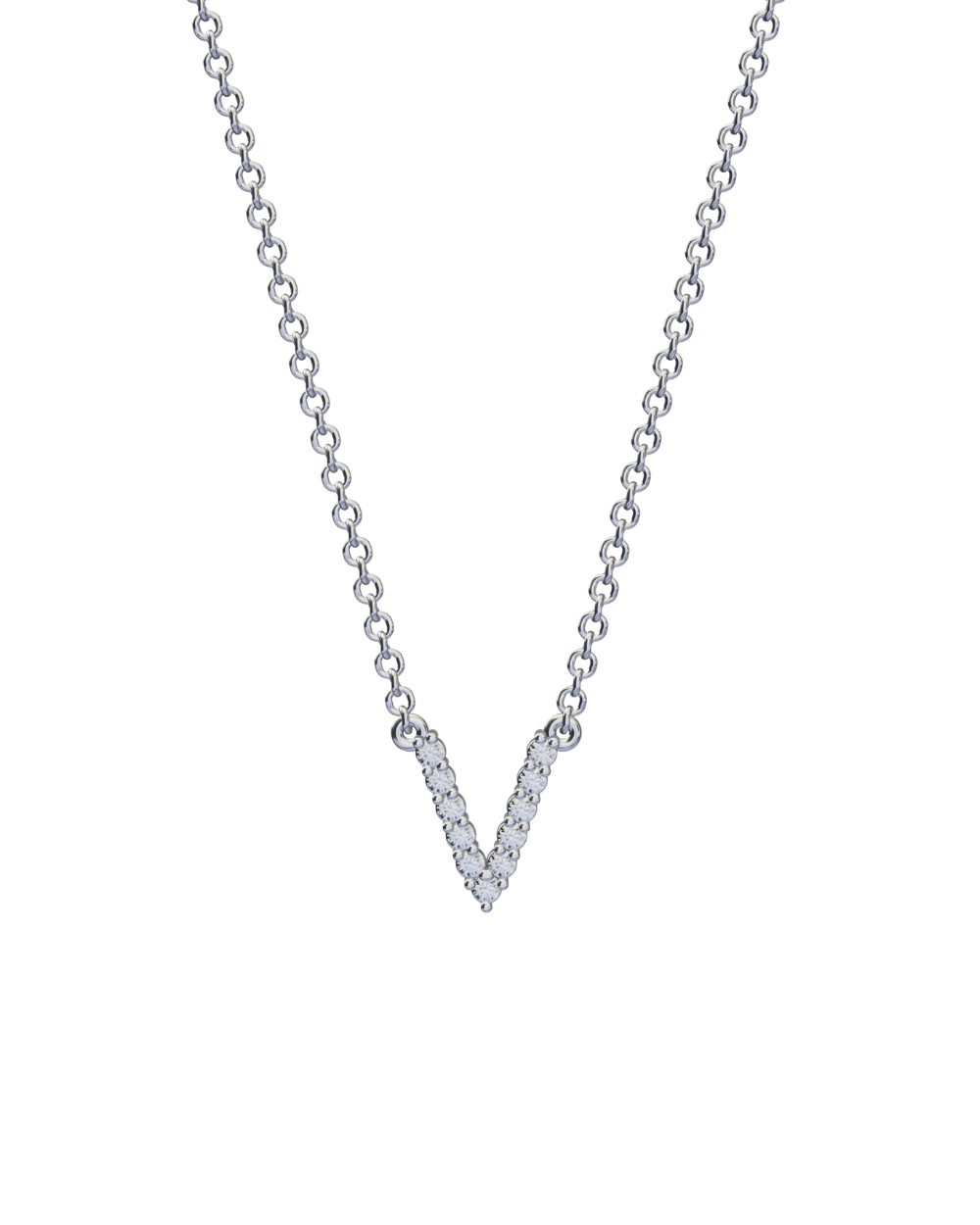 Diamond Initial Necklace