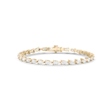 Pear Diamond Tennis Bracelet 5.81ct