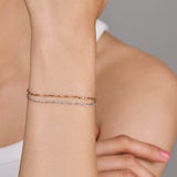 Linked for Life Figaro Chain Bracelet