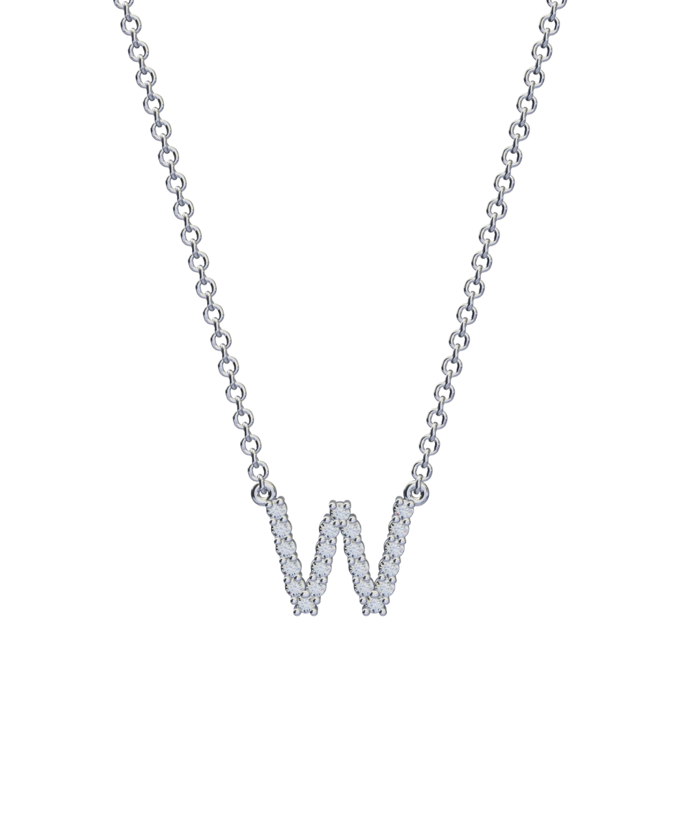 Diamond Initial Necklace
