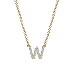 Diamond Initial Necklace