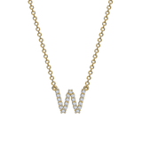 Diamond Initial Necklace