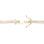 4.00ct Crown Set Tennis Bracelet - 18ct Yellow Gold