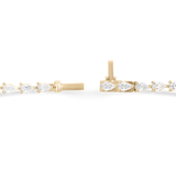 Pear Diamond Tennis Bracelet 5.81ct