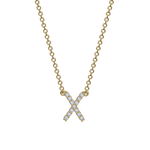 Diamond Initial Necklace