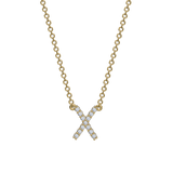 Diamond Initial Necklace