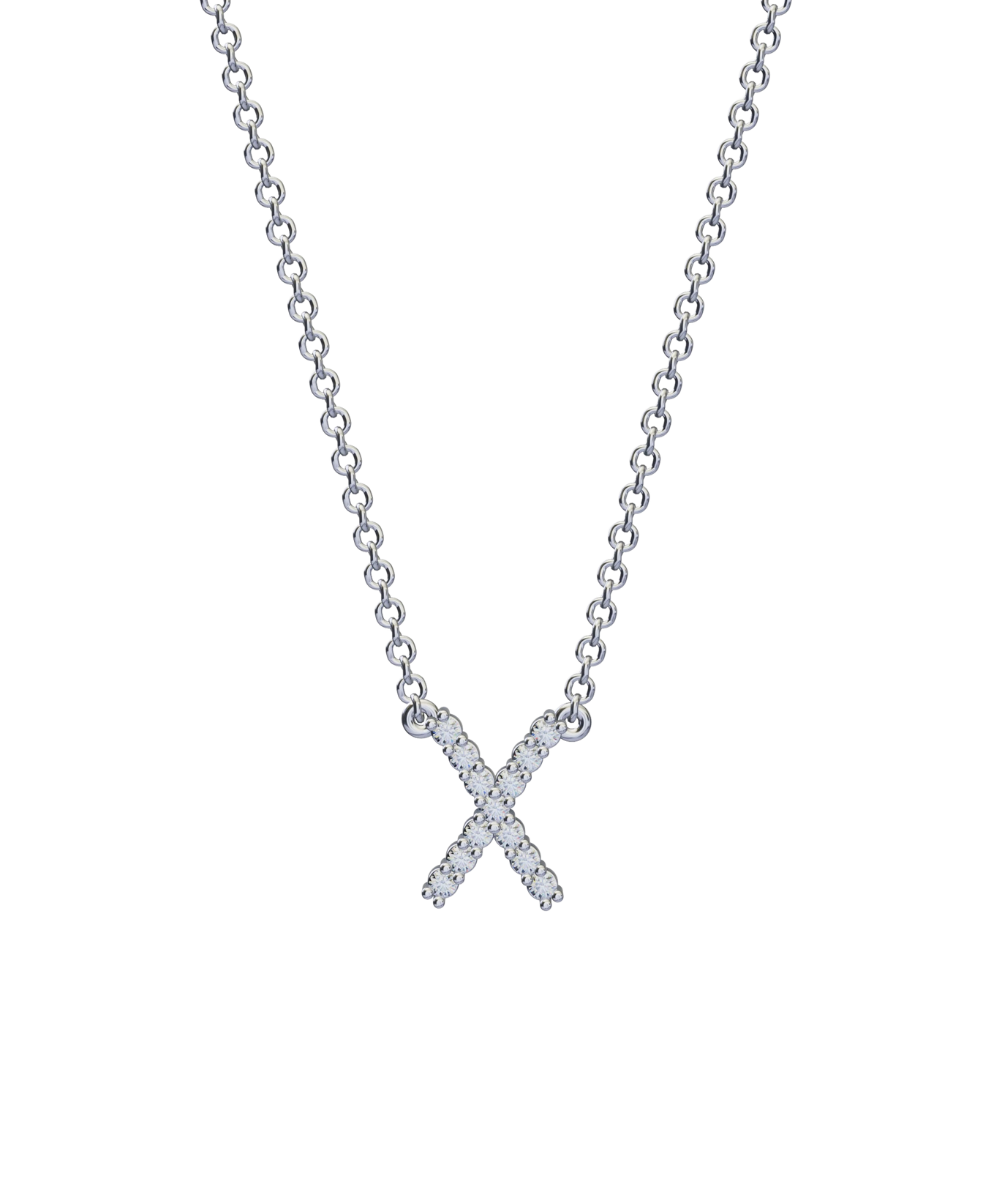 Diamond Initial Necklace