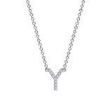 Diamond Initial Necklace