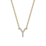 Diamond Initial Necklace