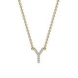 Diamond Initial Necklace