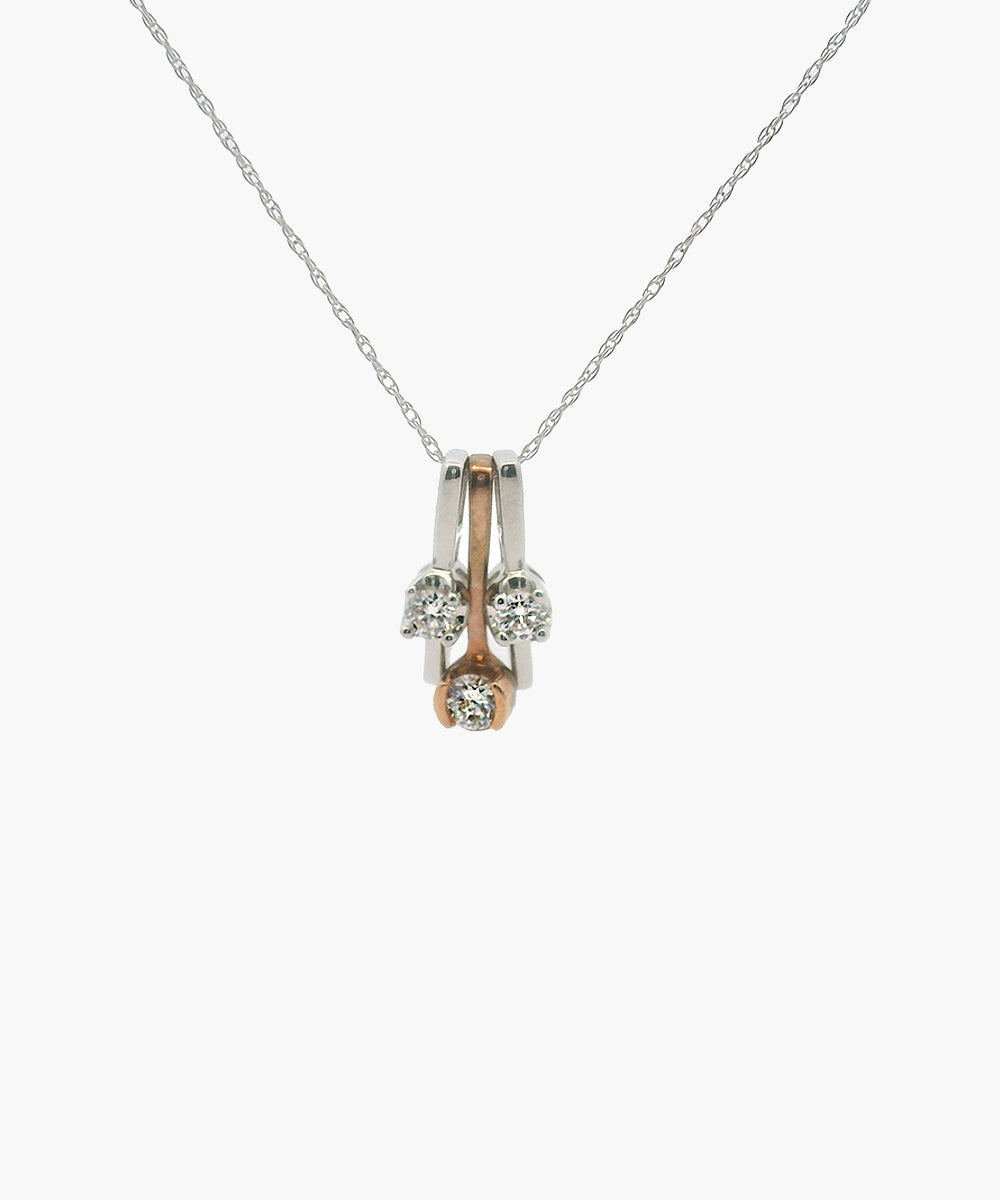 Tri-Diamond Pendant