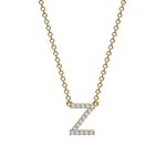 Diamond Initial Necklace