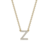Diamond Initial Necklace