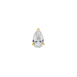 Pear Diamond Earrings - Claw
