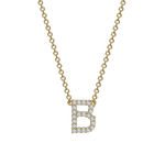 Diamond Initial Necklace