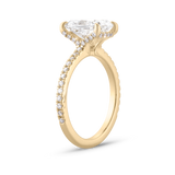 Cate 2.52ct Cushion Cut Engagement Ring with Diamond Band