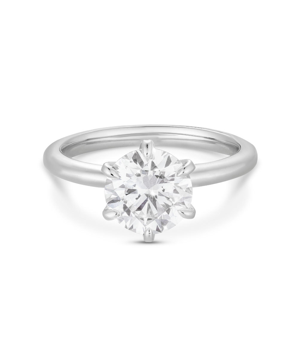 Jessica 2.53ct Brilliant Round Solitaire Diamond Engagement Ring