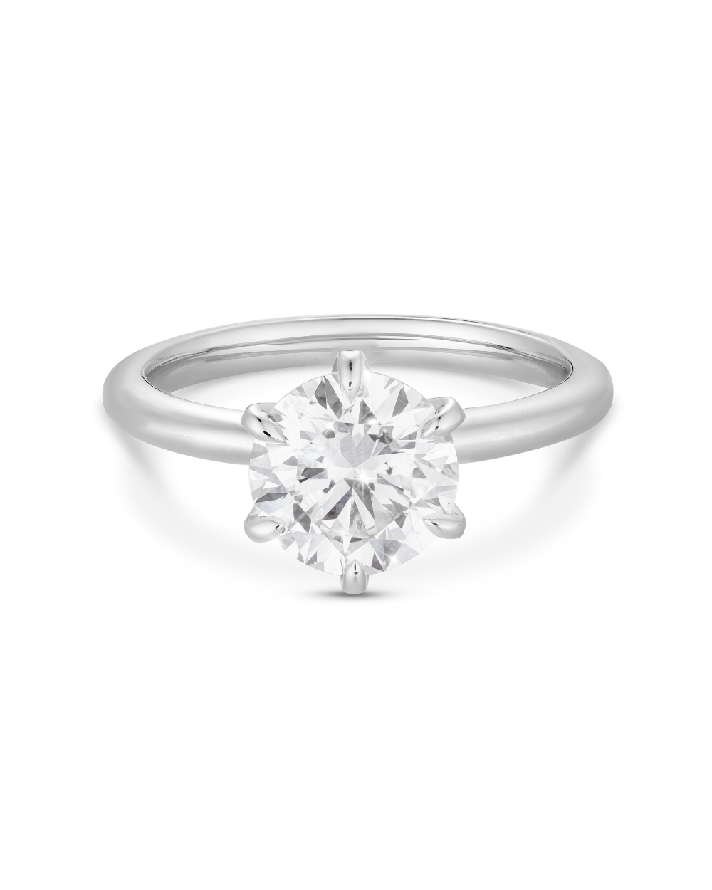 Jessica 2.53ct Brilliant Round Solitaire Diamond Engagement Ring