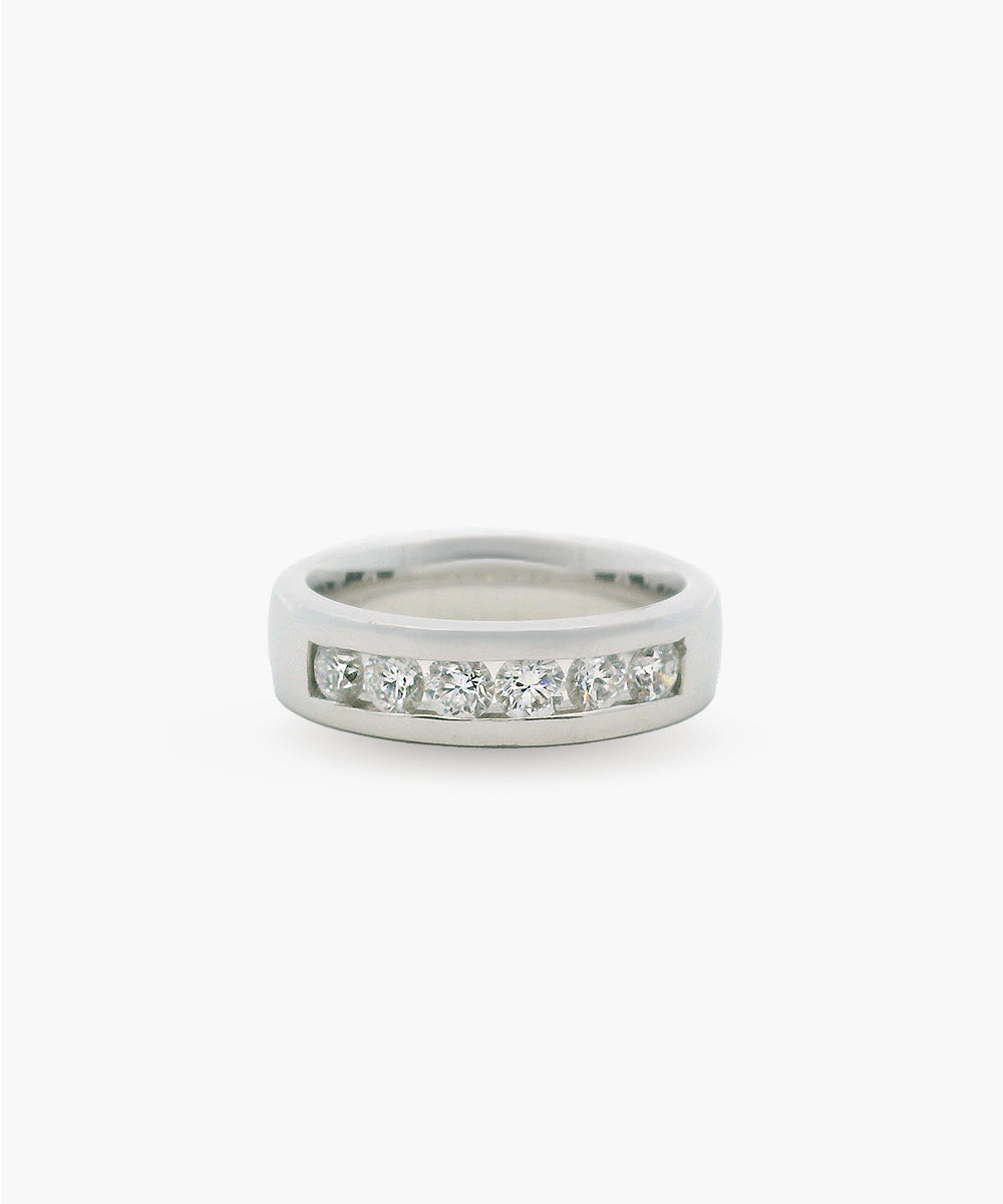 Channel Set Diamond Band