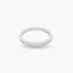 Round Bezel Set Diamond Band