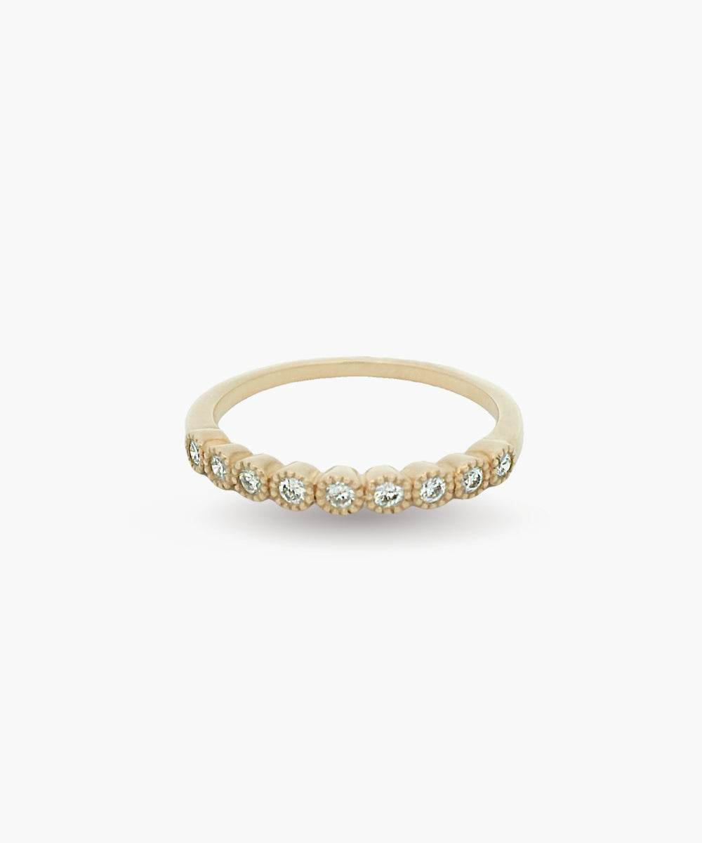 Cassia Bead Set Diamond Band