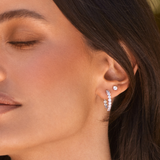 Diamond Hoop Earrings