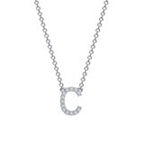 Diamond Initial Necklace
