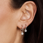 Round Diamond Charm