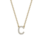 Diamond Initial Necklace