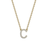 Diamond Initial Necklace
