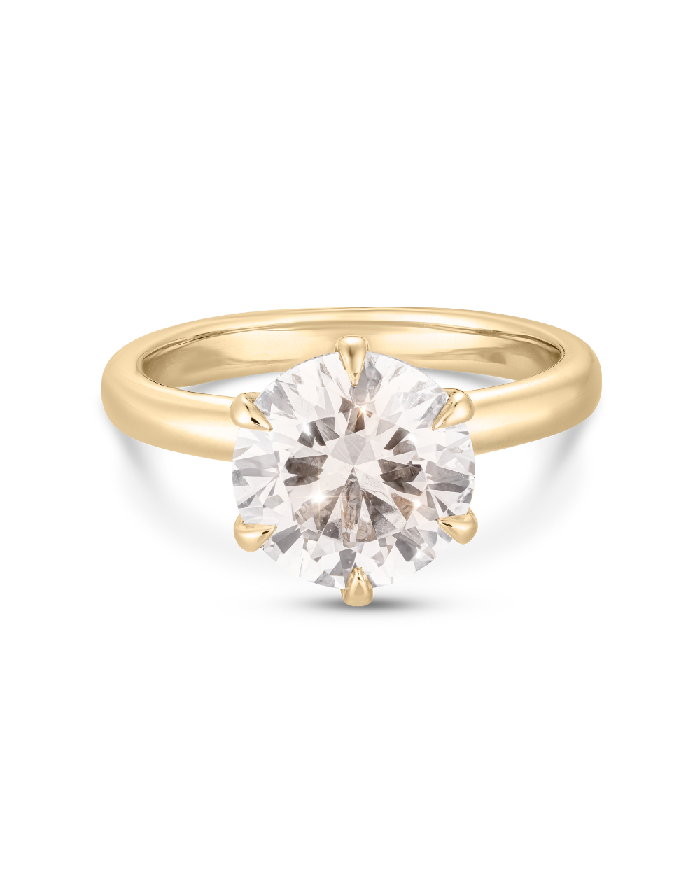 Jessica 3.01ct Brilliant Round Solitaire Diamond Engagement Ring