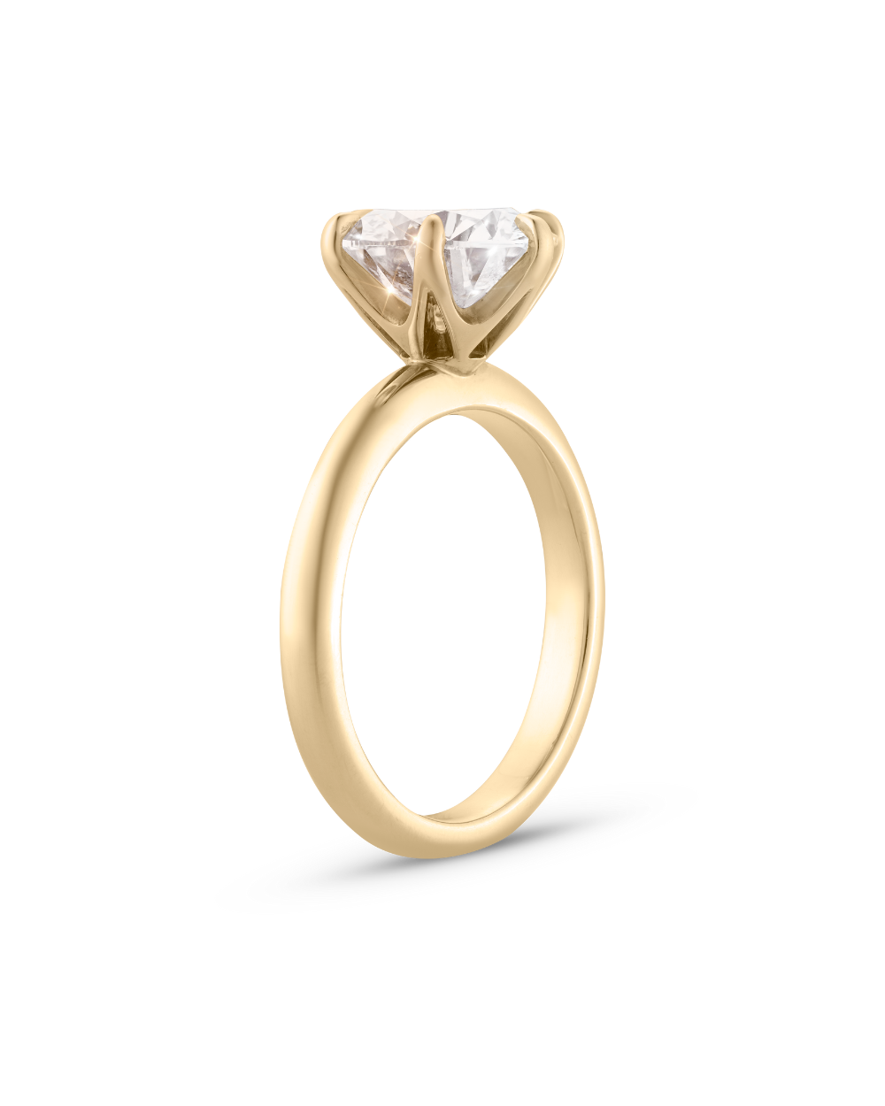 Jessica 3.01ct Brilliant Round Solitaire Diamond Engagement Ring