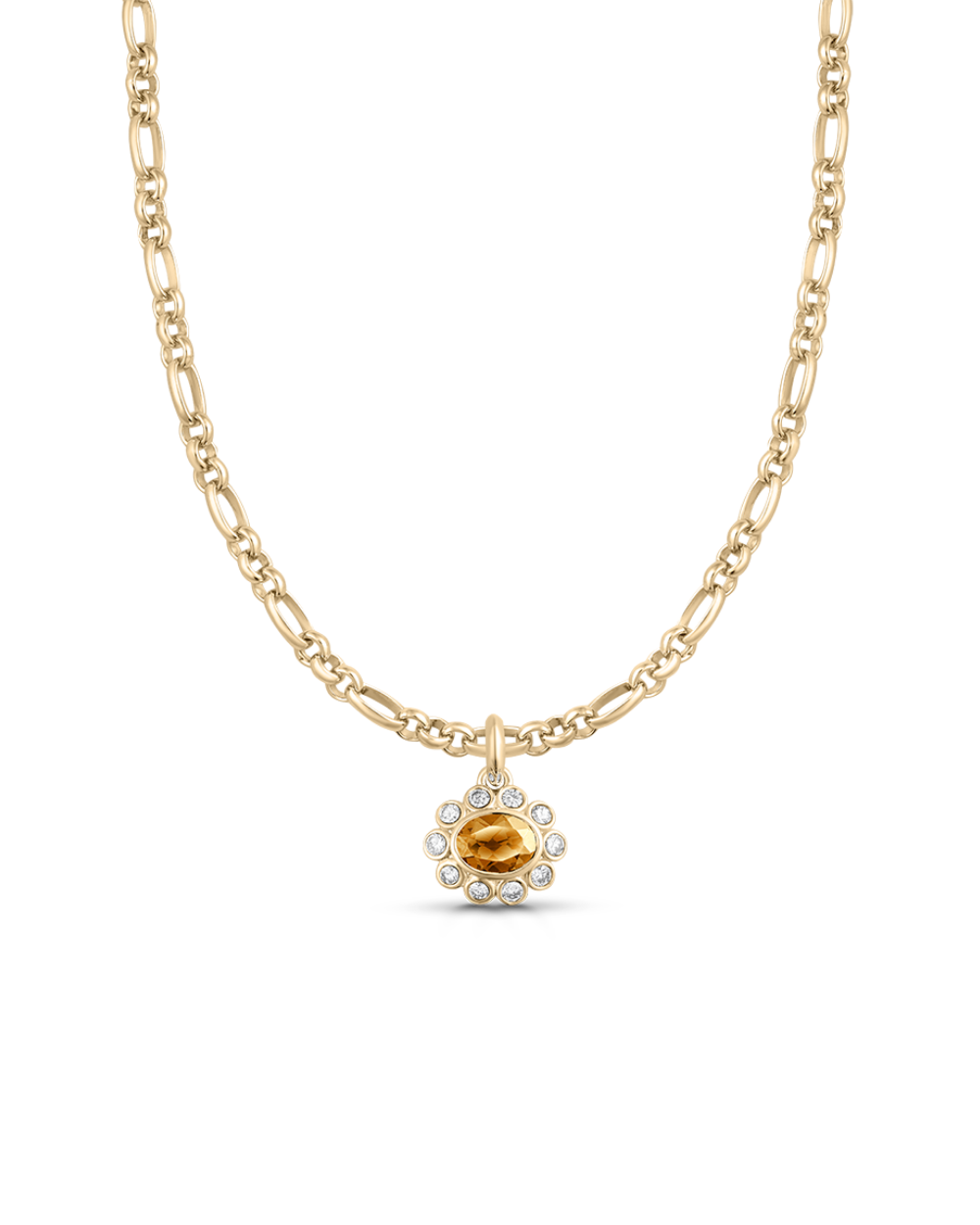 Ophelia Pendant - Citrine classajewellers