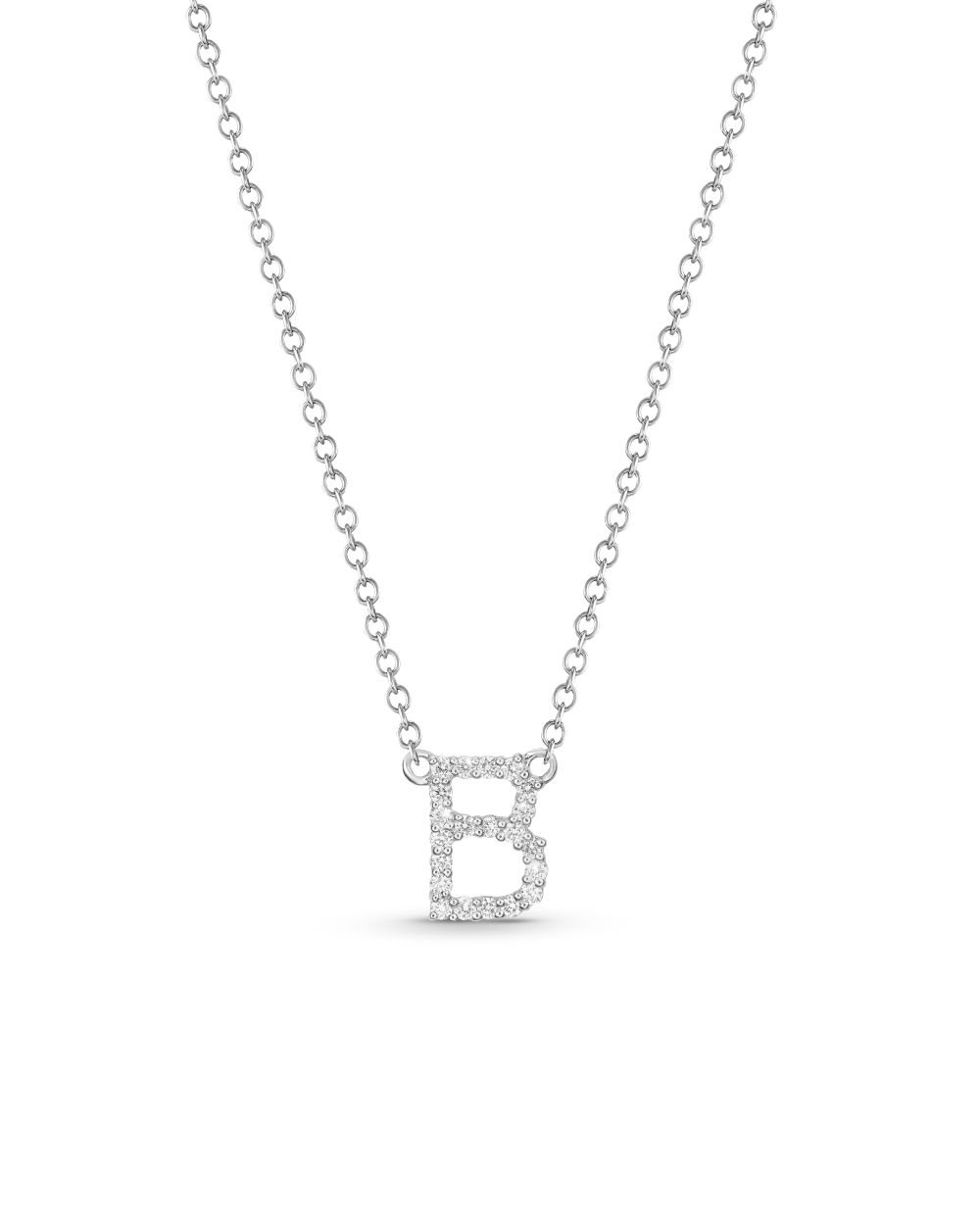 Diamond Initial Necklace