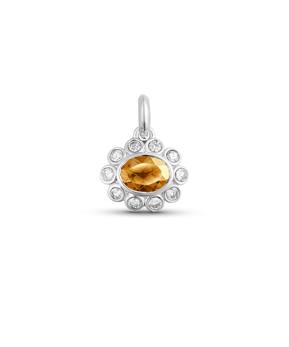 Ophelia Pendant - Citrine classajewellers