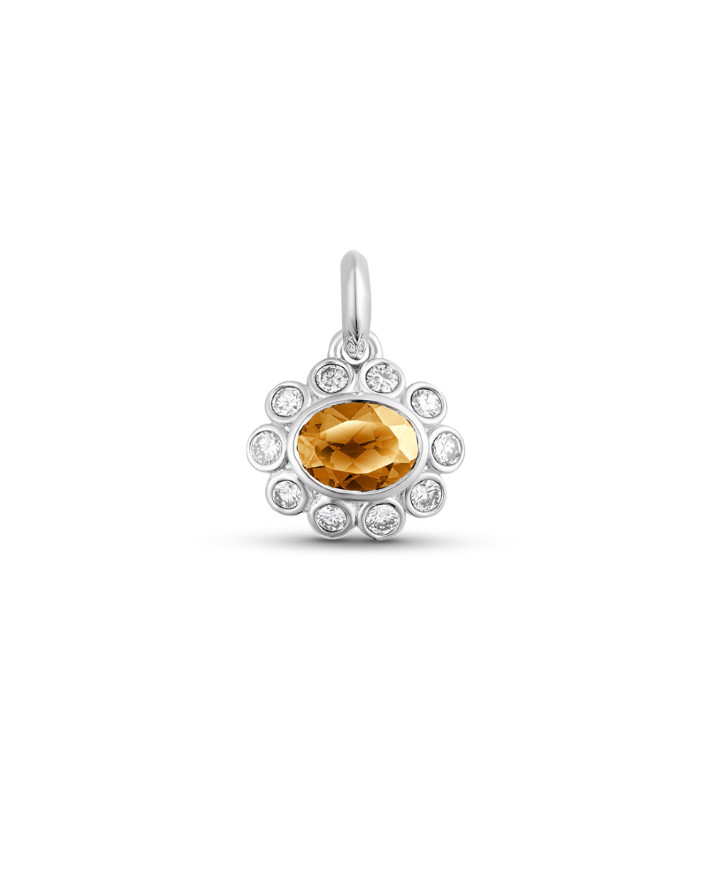 Ophelia Pendant - Citrine classajewellers
