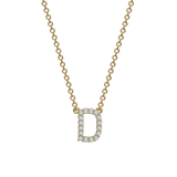 Diamond Initial Necklace