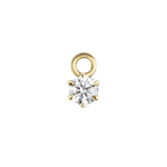 Round Diamond Charm