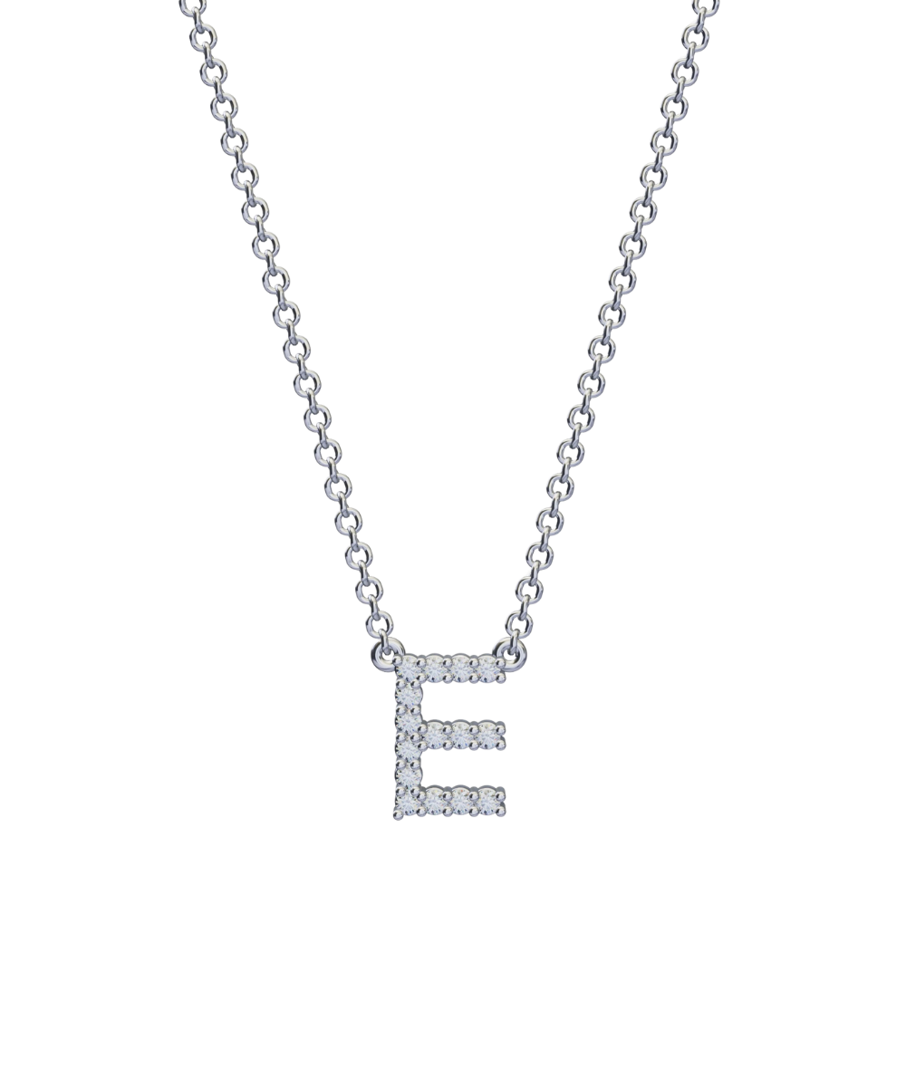 Diamond Initial Necklace