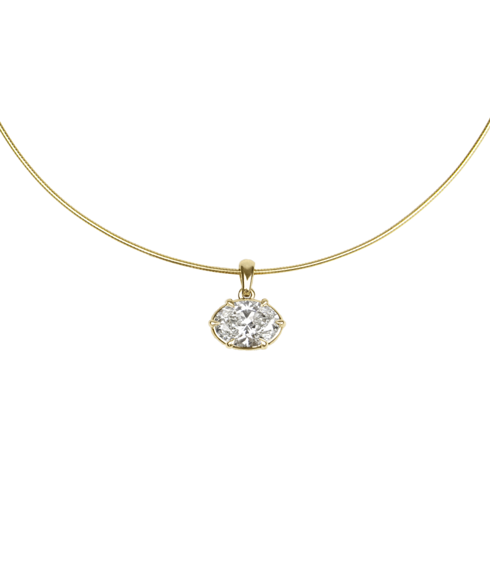 Victoria Oval Diamond Necklace