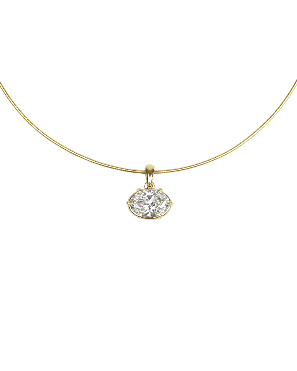 Victoria Oval Diamond Necklace