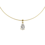 Leila Pear Diamond Necklace