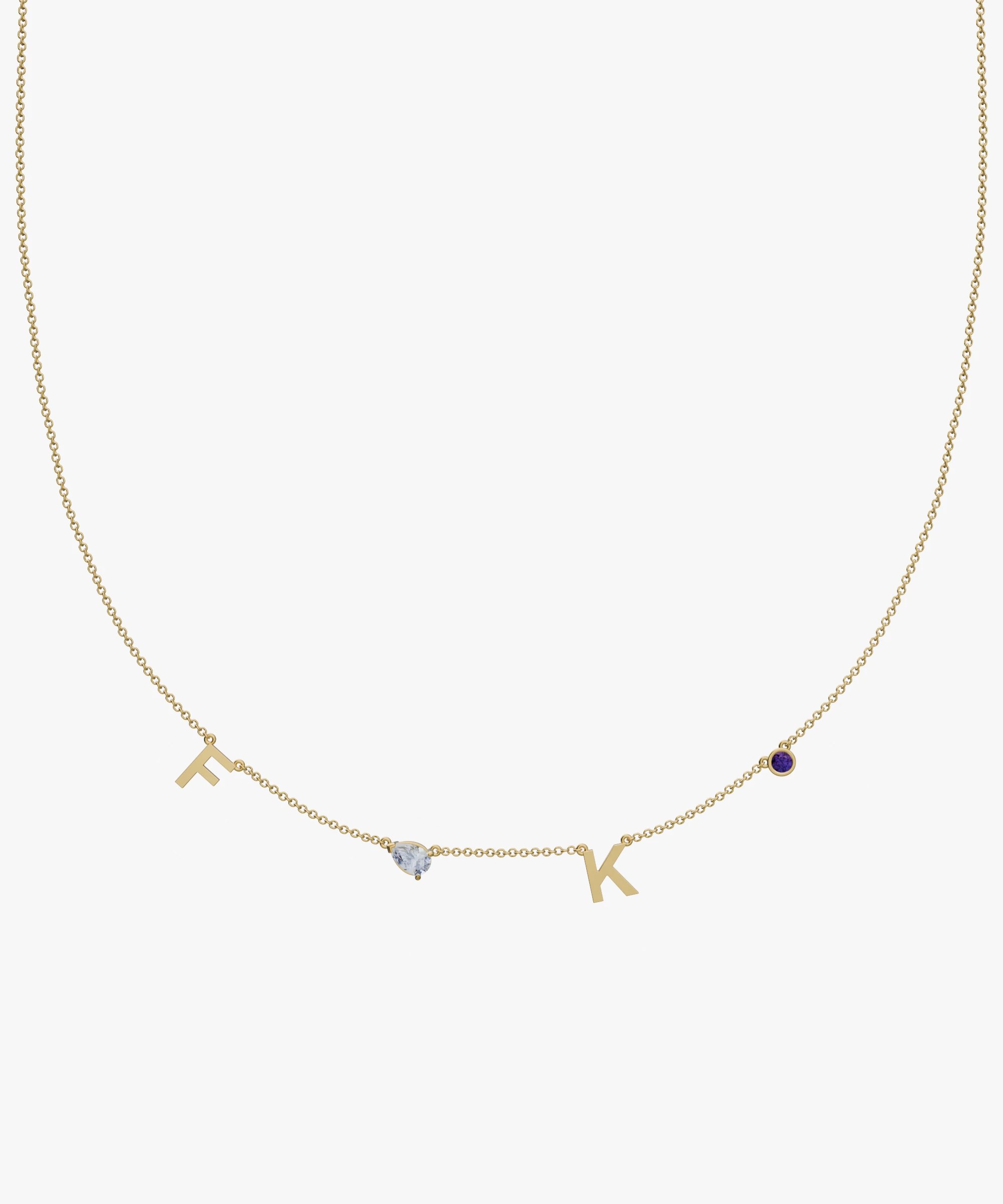Personalised Charm Necklace