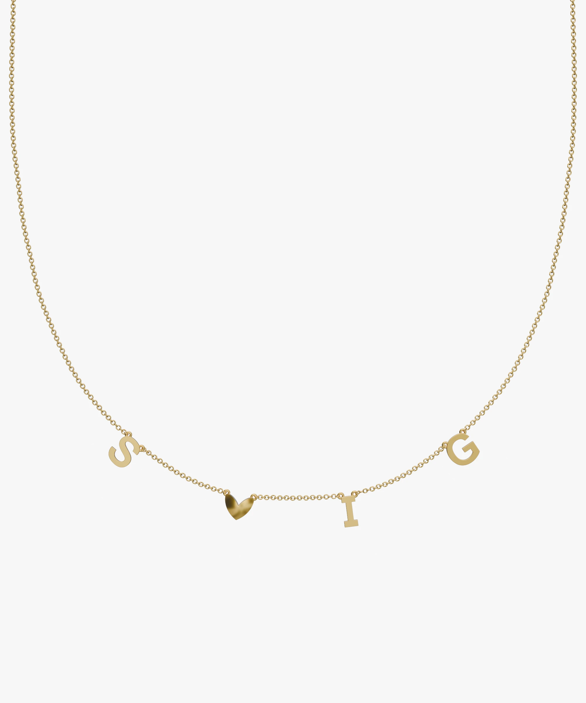 Personalised Charm Necklace