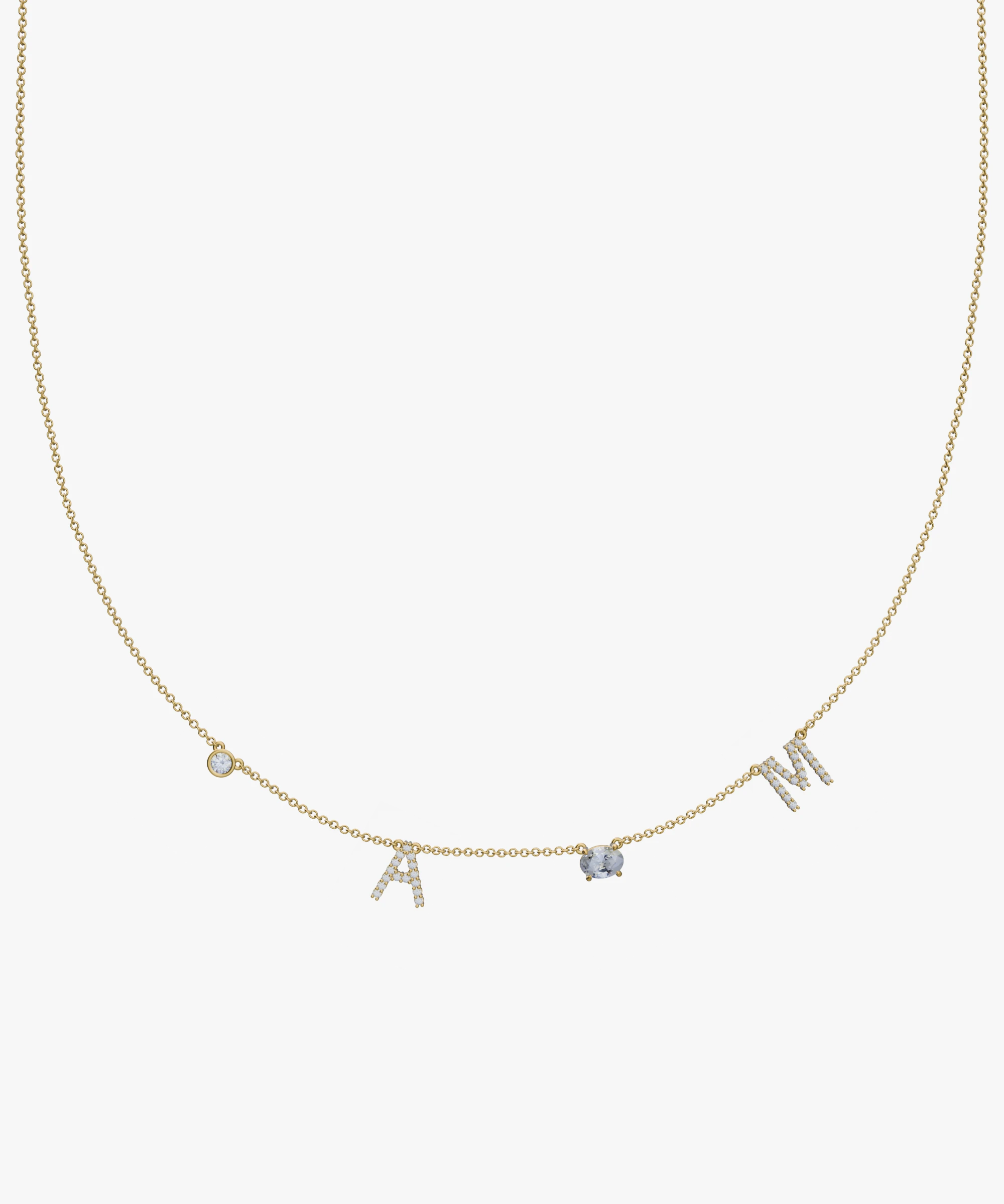 Personalised Charm Necklace classajewellers
