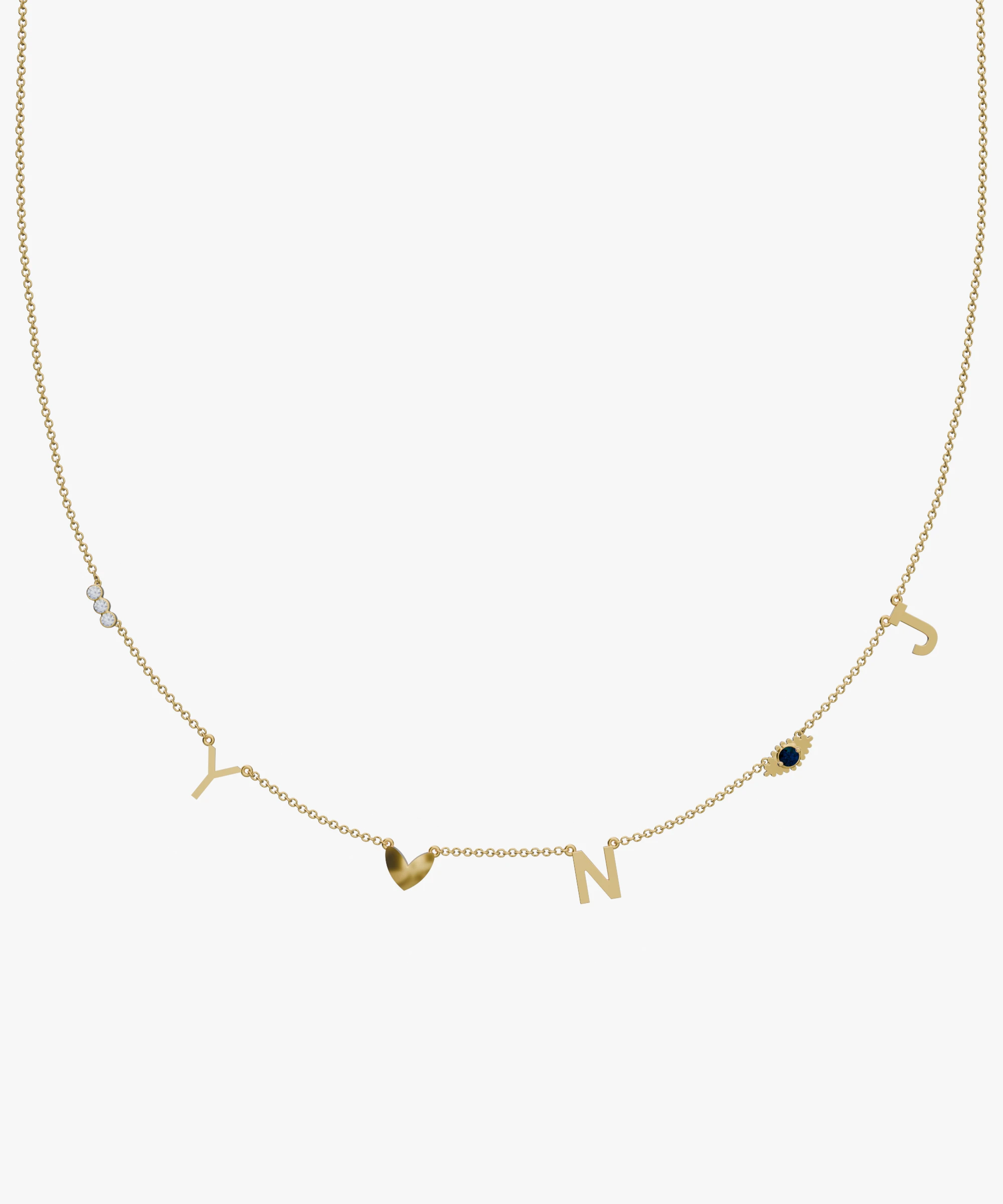 Personalised Charm Necklace classajewellers