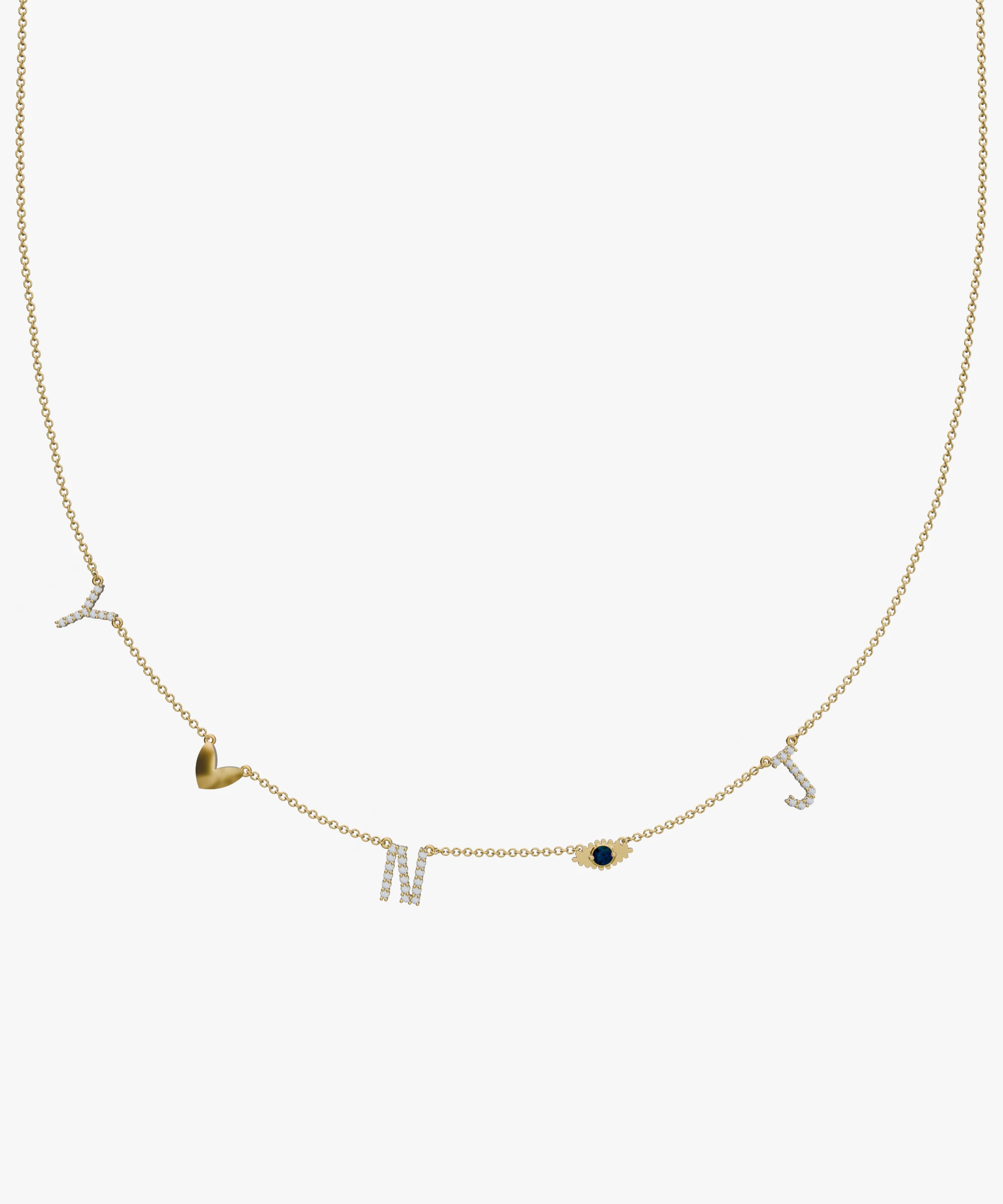 Personalised Charm Necklace classajewellers